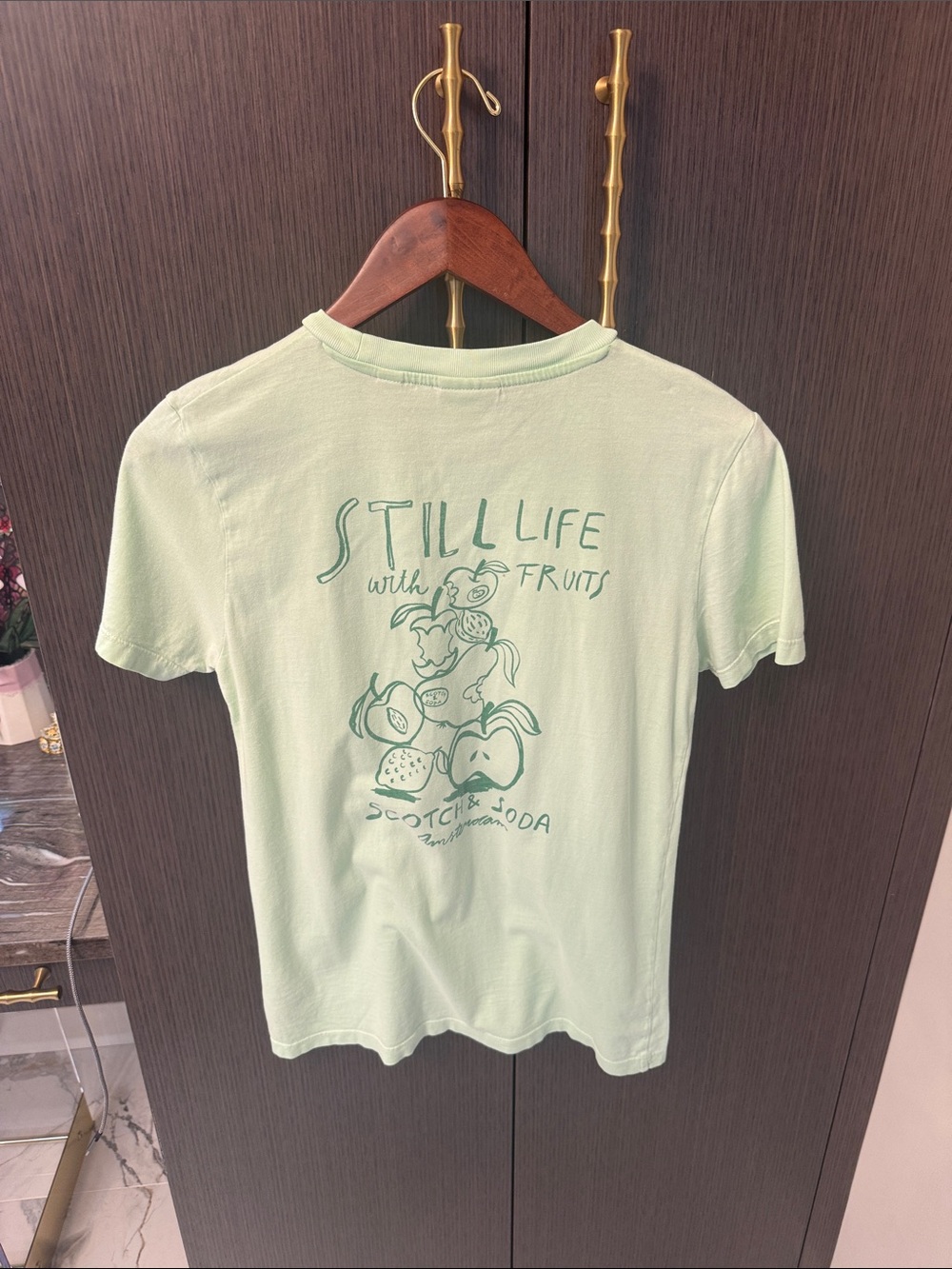 Scotch & Soda UNISEX Kids Mint Green Logo Short Sleeve Tee - Picture 14 of 17